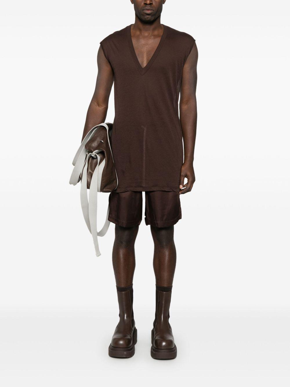 Drawstring boxer shorts RU01E5397SCH 14 MAHOGANY RICK OWENS