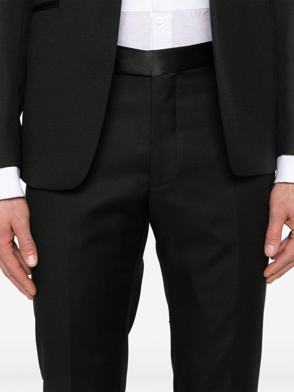 Abito monopetto con rifiniture in raso SFBR18A01LIS550017UPER017 N5079 TAGLIATORE