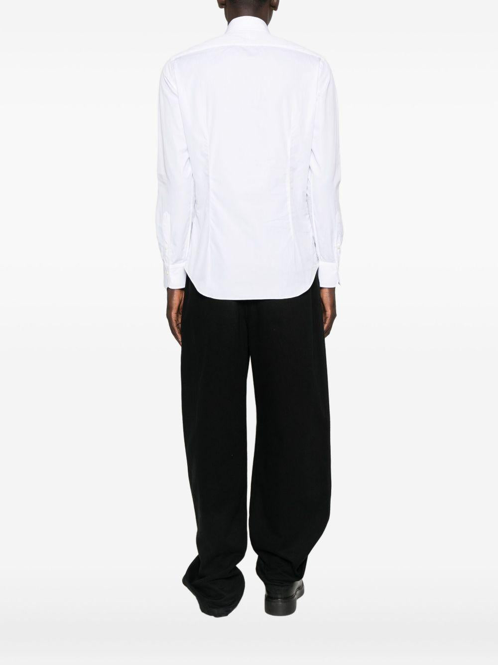 Camicia in cotone a maniche lunghe DOUBLE1029 000 ALESSANDRO GHERARDI