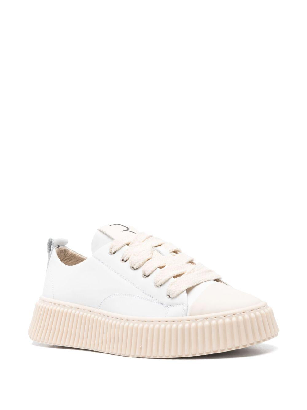 Sneakers 2020 Treble White Leather 2020 LEATHER WHITE RHUN
