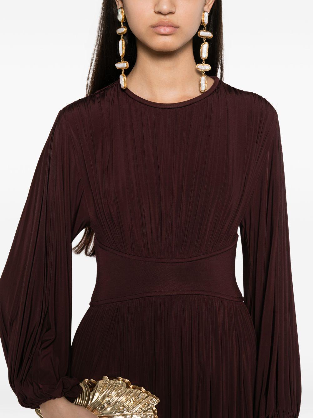 Luna Maxi Dress 8580DS261 MAHOGANY ZIMMERMANN