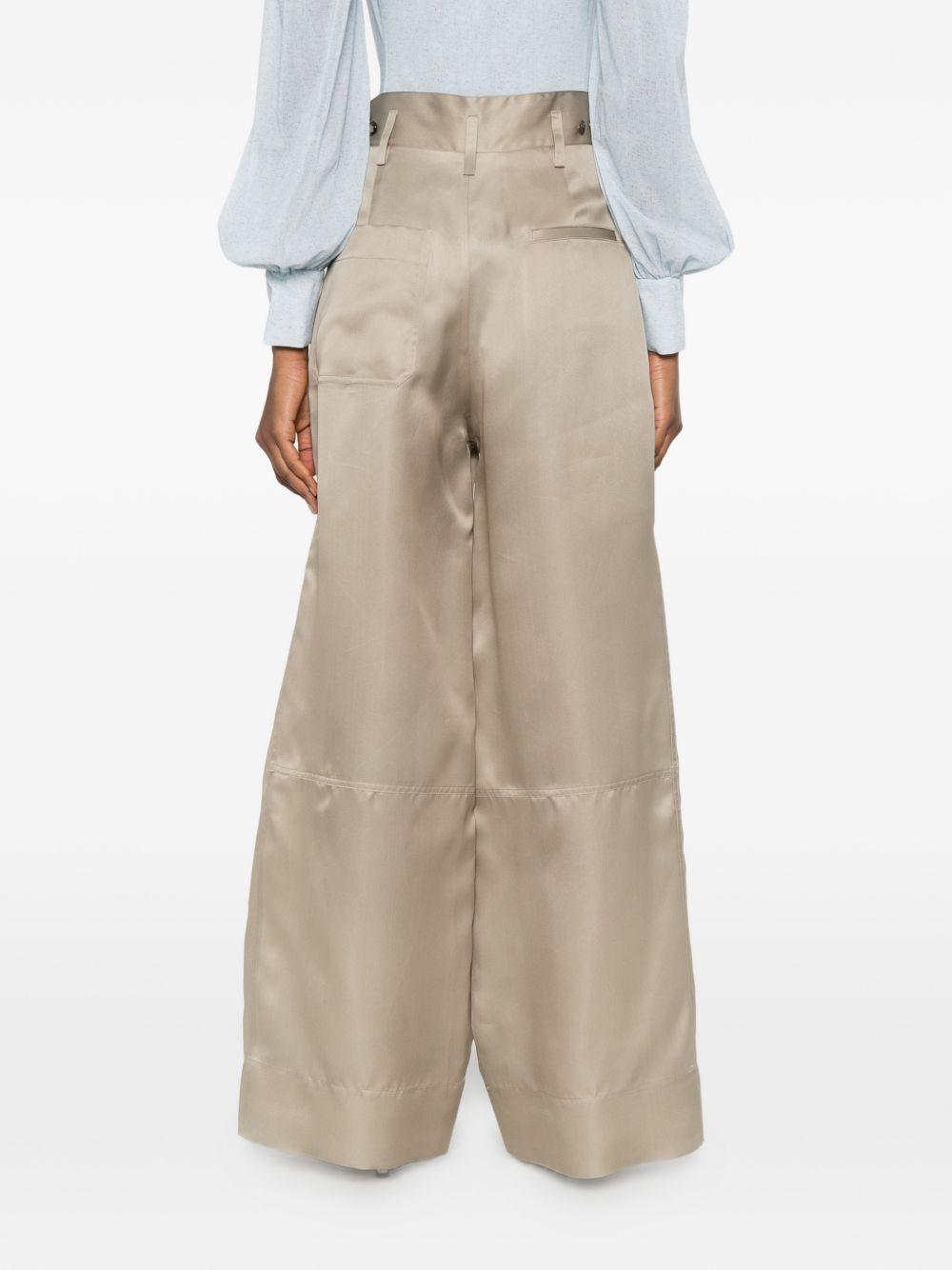 Pantaloni plissé A03111619 0475 ALBERTA FERRETTI