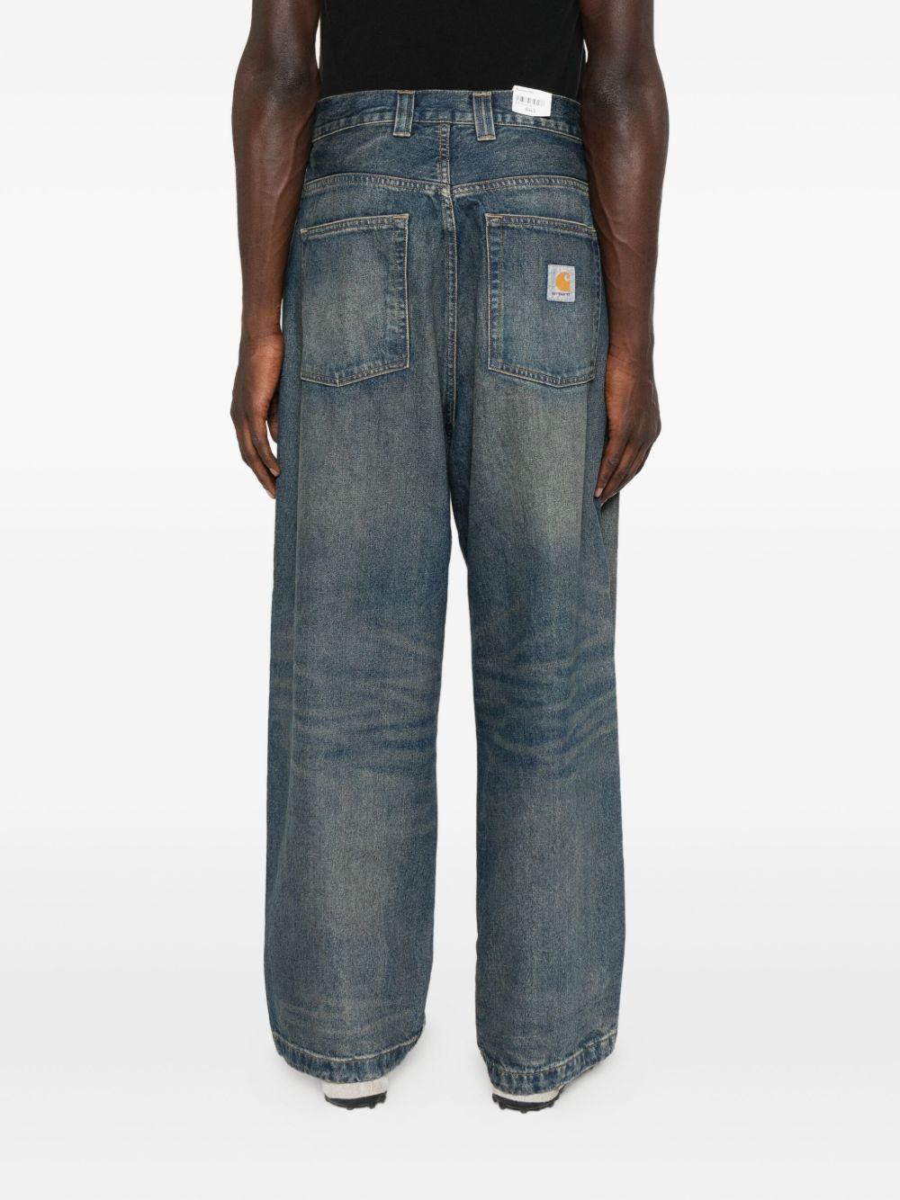 Brandon Pant 'Smith' Denim I035893 014Q BLUE WORN USED WASH CARHARTT WIP