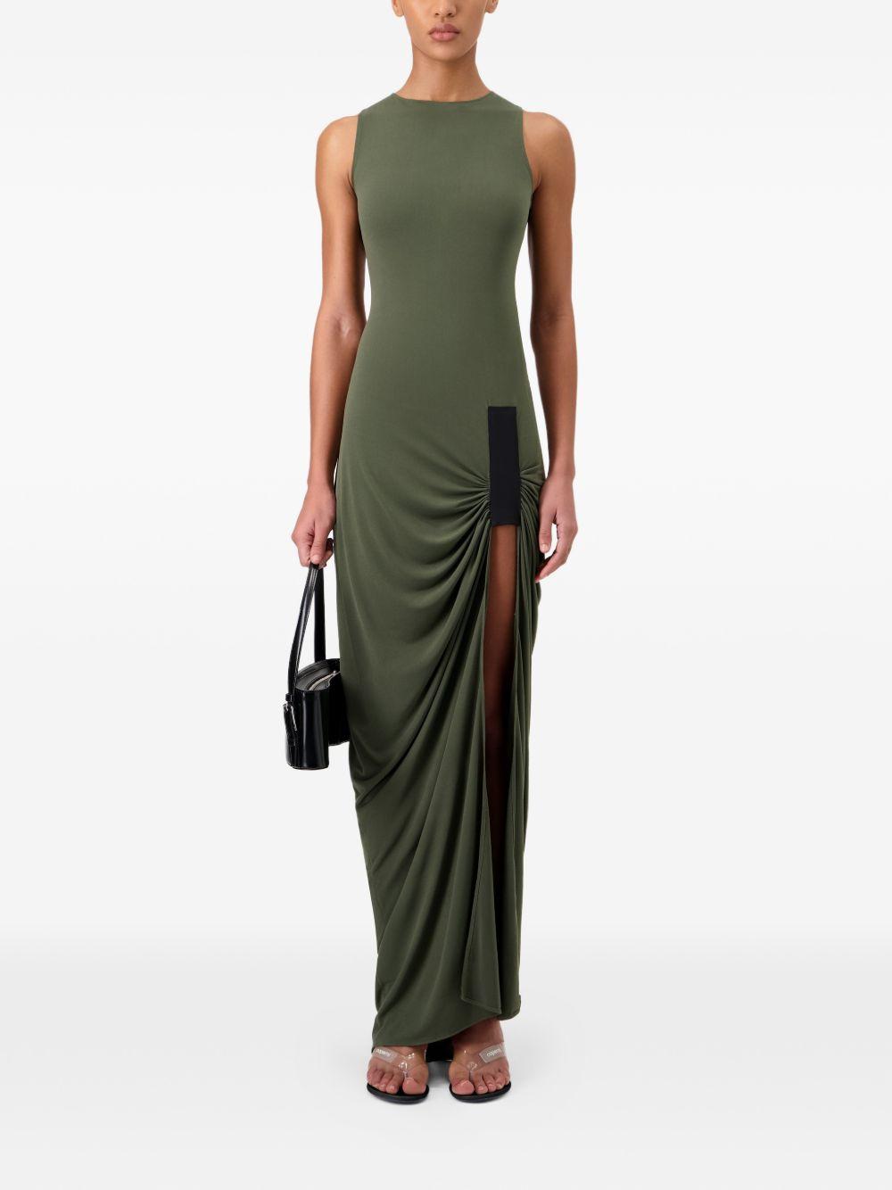 Taped Suspended Dress COPR264F5022 GREEN COPERNI