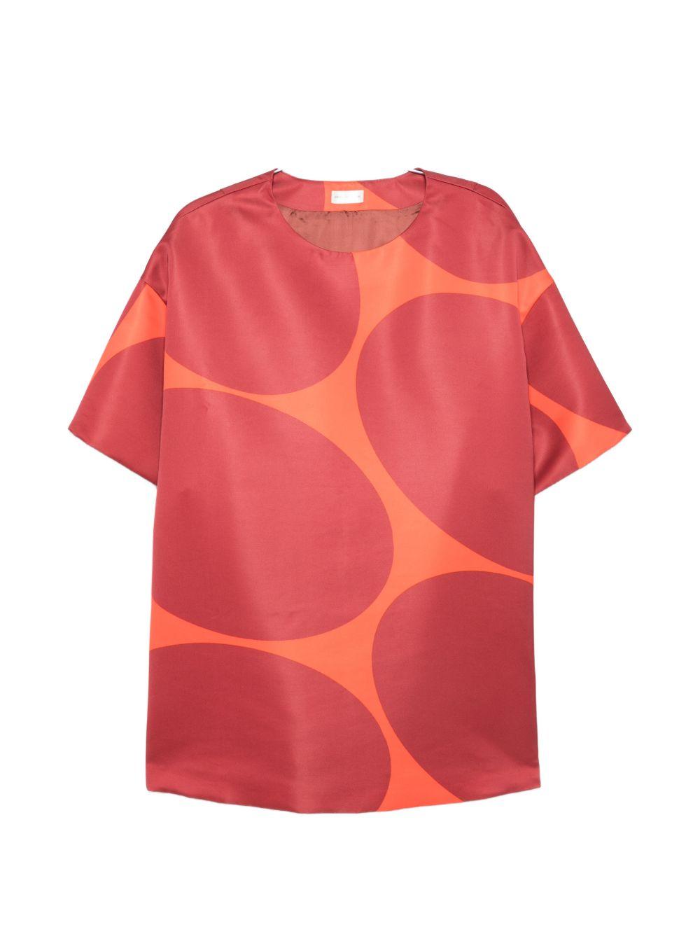 Oversized Mini Dress DEKKORA3099 353 ORANGE DRIES VAN NOTEN