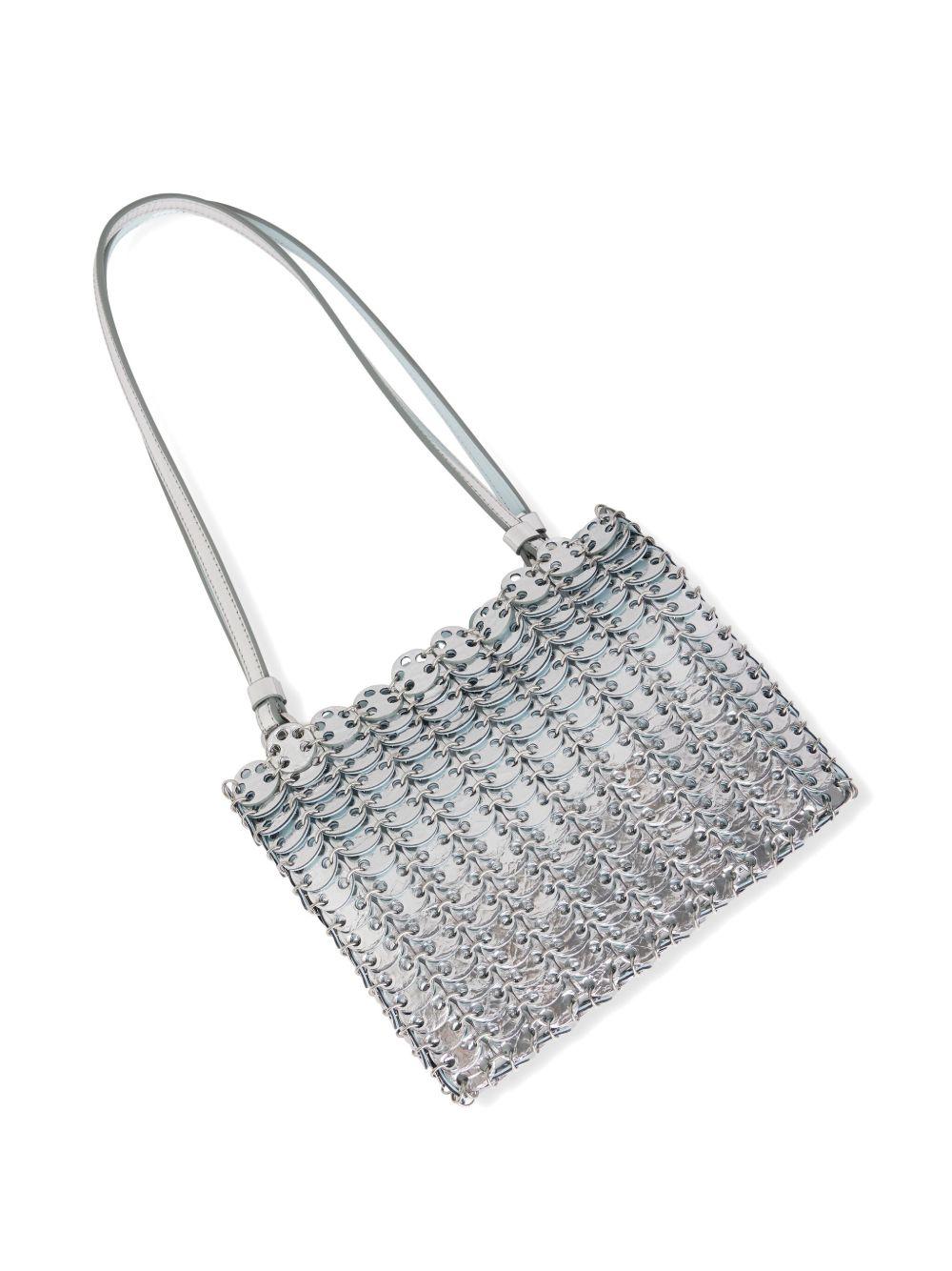 1969 Flip shoulder bag 25ESS0506CLF234 M486 BLUE SILVER RABANNE