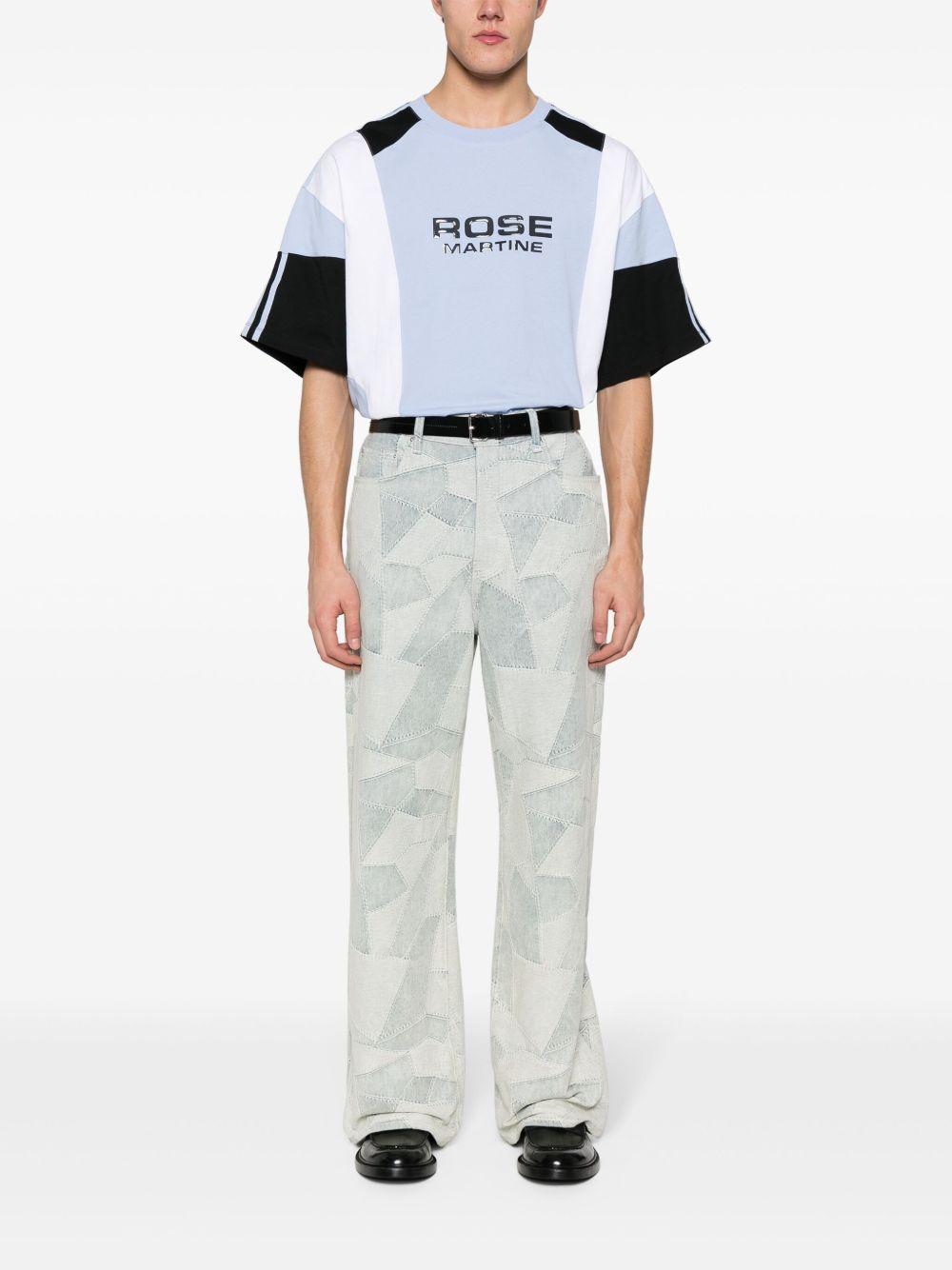 CMRSS24630 BLUE WHITE MARTINE ROSE