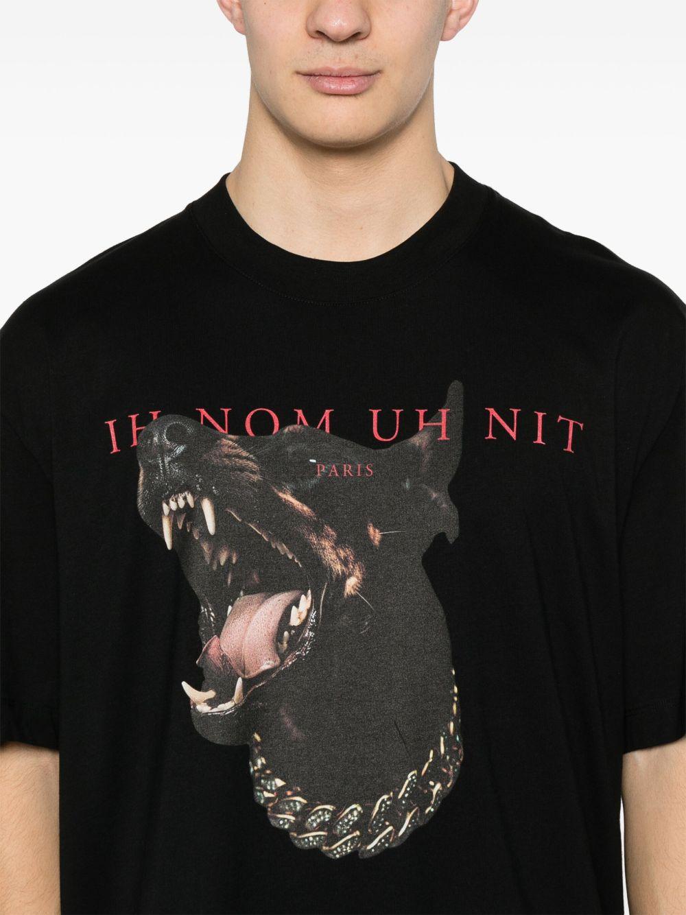 Dobermann Graphic T-shirt NUS25242 009 BLACK IH NOM UH NIT