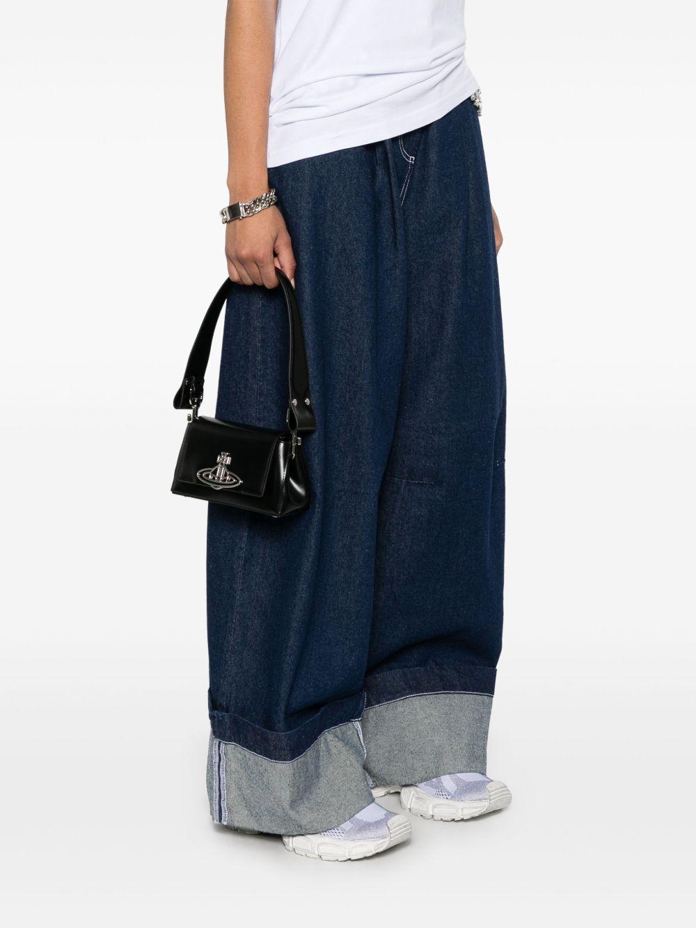 Small Hazel Bag 4603000IWL0077 N401 BLACK VIVIENNE WESTWOOD