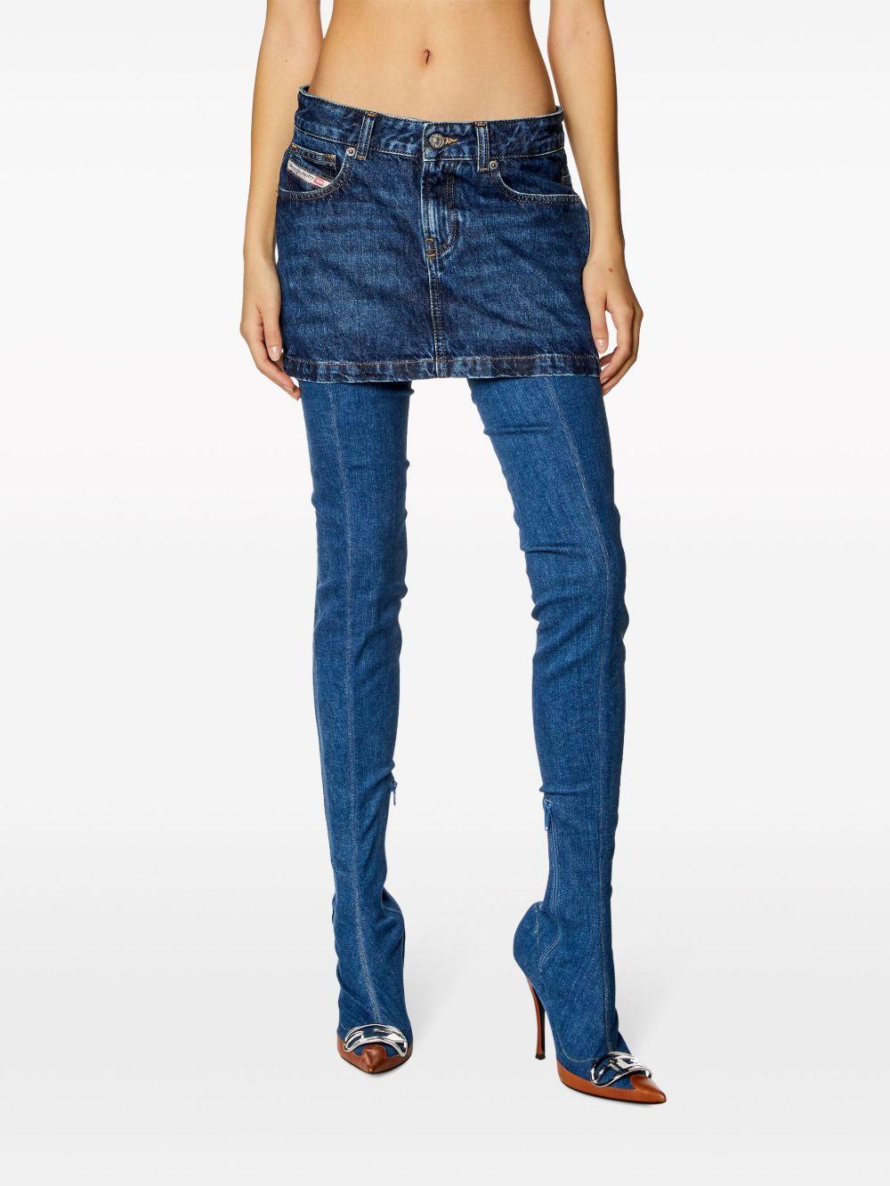 De-Ron Mini Skirt A0493509I27 01 BLUE DIESEL