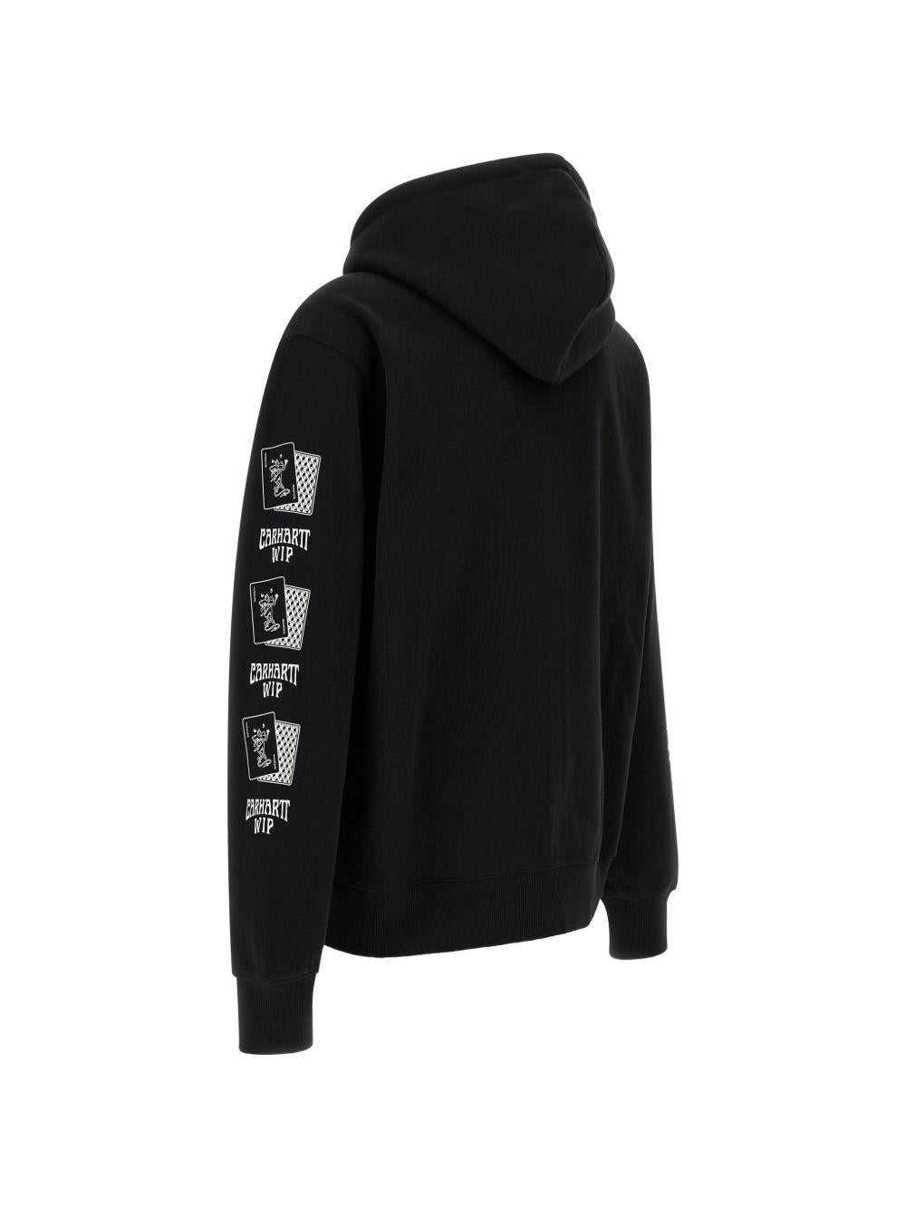 Felpa In Cotone Playing Cards I036915 89XX BLACK CARHARTT WIP