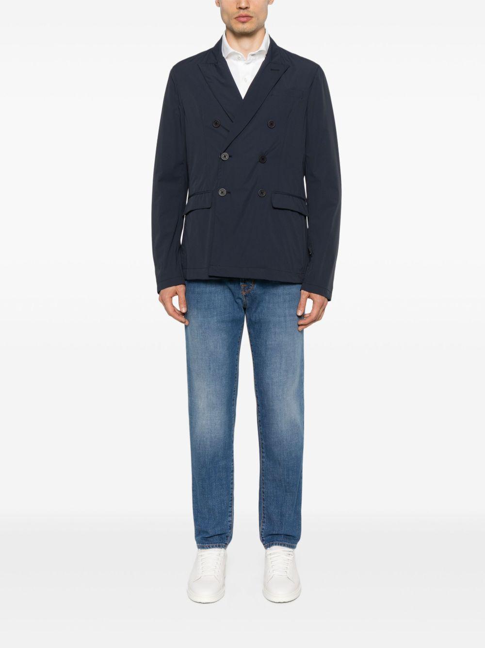 Blazer doppiopetto GA000183U12803Z 9201 BLUE HERNO