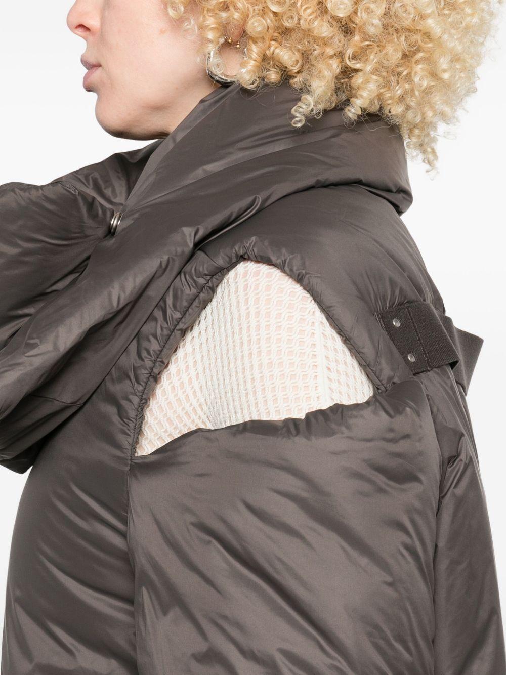 Concordians Convertible Jacket DS02E7727NP 94 BRONZE RICK OWENS DRKSHDW