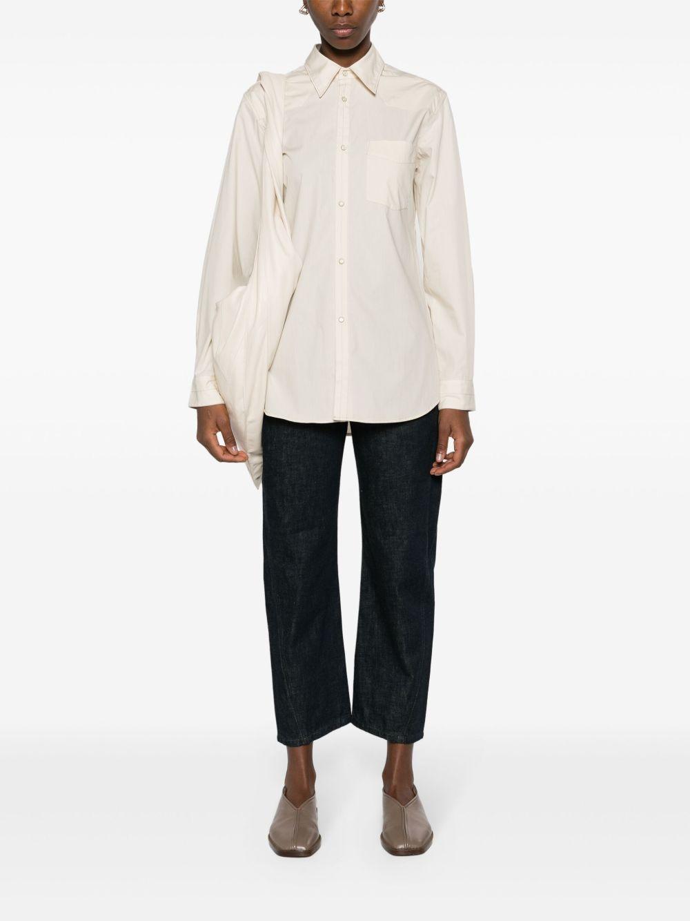 Twisted Pants in Heavy Indigo Denim PA1051LD068 BL760 DENIM INDIGO LEMAIRE