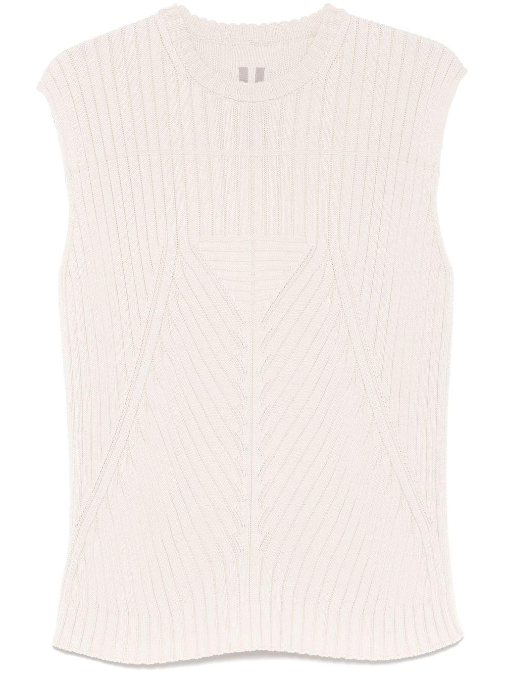 Ribbed vest RU01E5662KEC 41 DINGE RICK OWENS