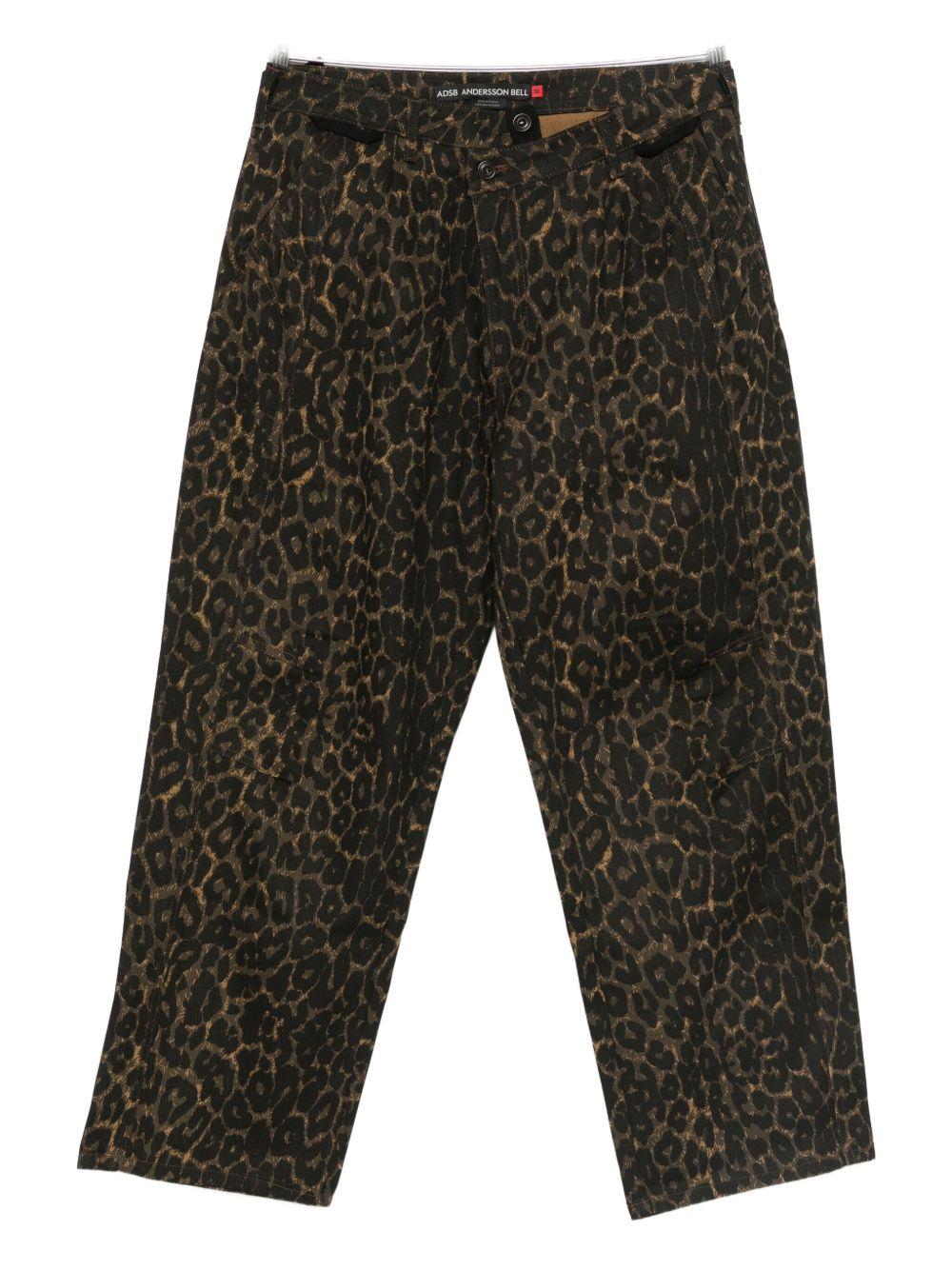 Crossover Carpenter Wide-Leg Jeans APA836M KHAKI ANDERSSON BELL