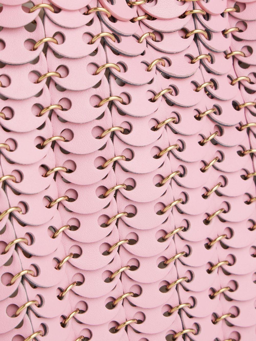 1969 Flip shoulder bag 25ESS0506CLF235 M977 PINK GOLD RABANNE