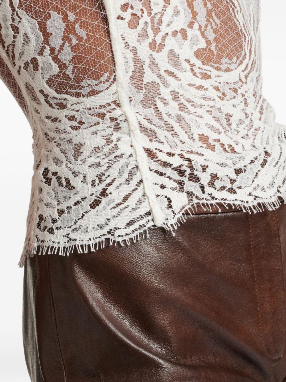 Corsetto in pizzo 162426 CREAM MAGDA BUTRYM