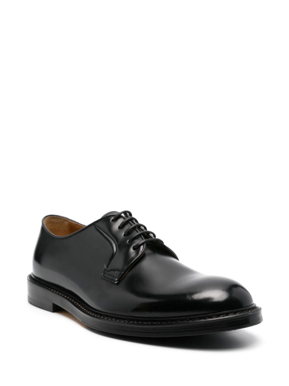 Stringata Derby in Pelle Nera DU1385SIEWUF007NN00 NERO DOUCAL`S