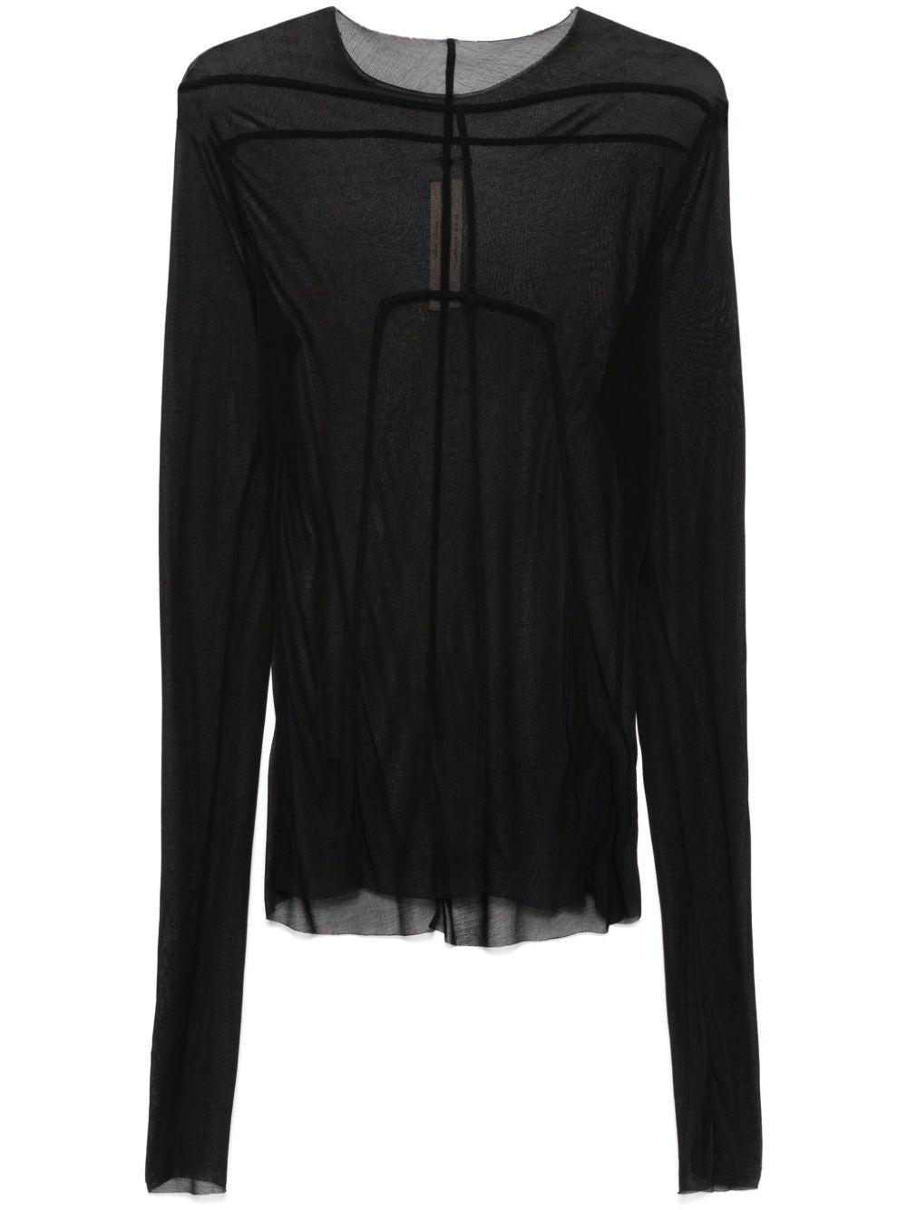 Edfu T-shirt RU01E5271JCR 09 BLACK RICK OWENS