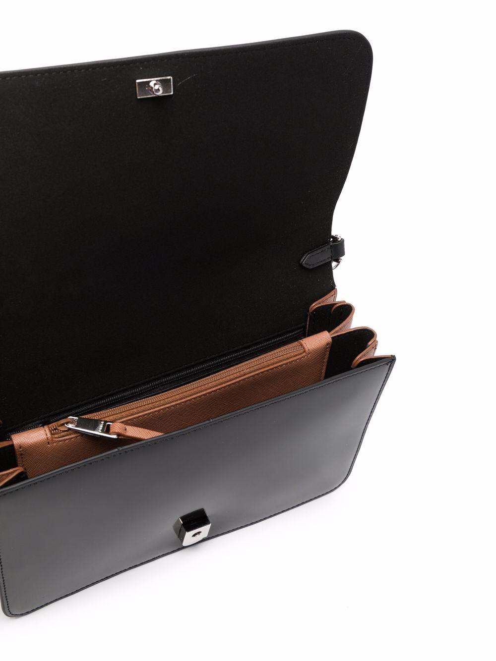 WB00358BX0209 0752S FRANGIPANE COGNAC NERO FURLA