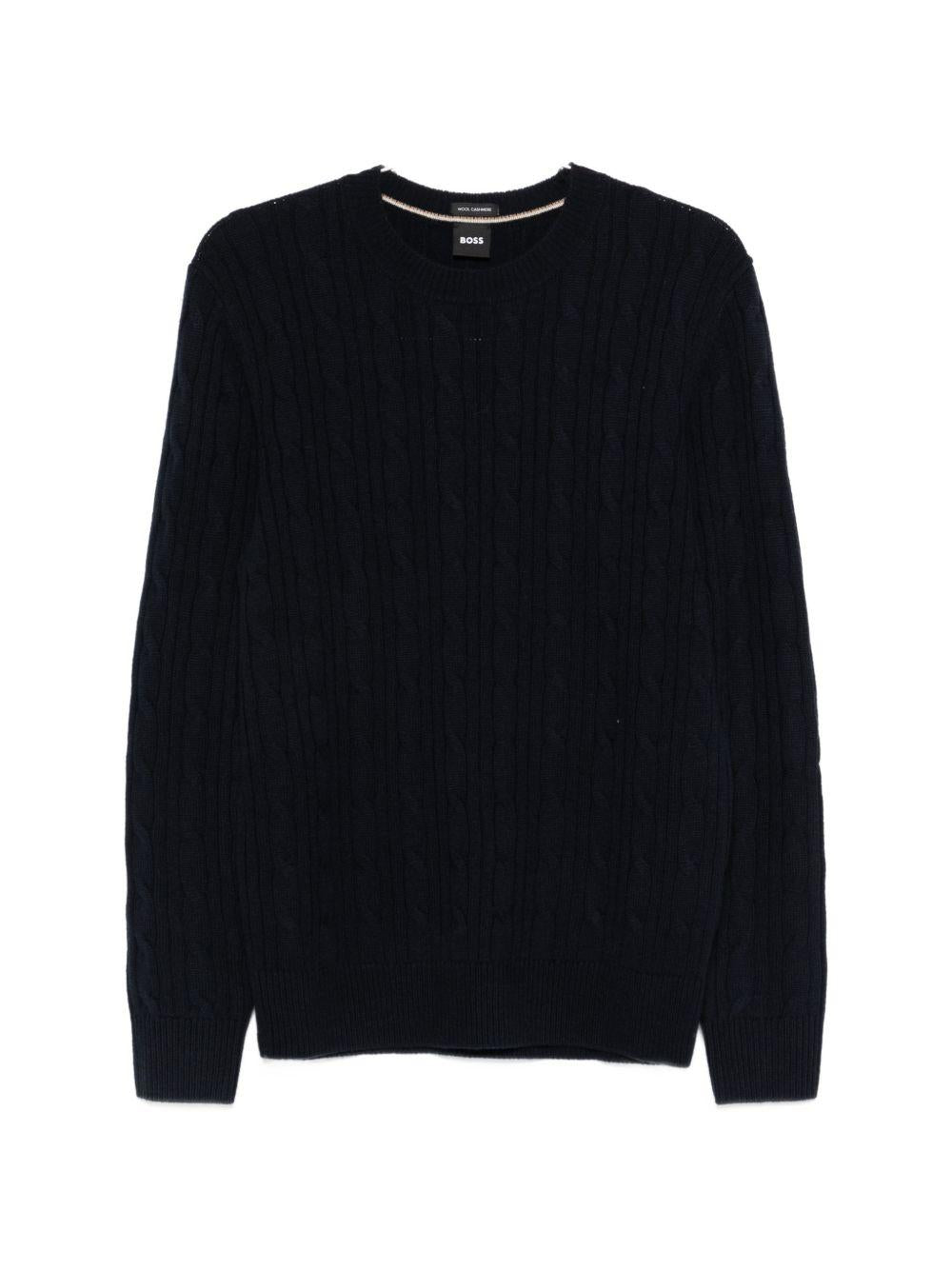 Maglione girocollo 10274959 404 BLUE BOSS