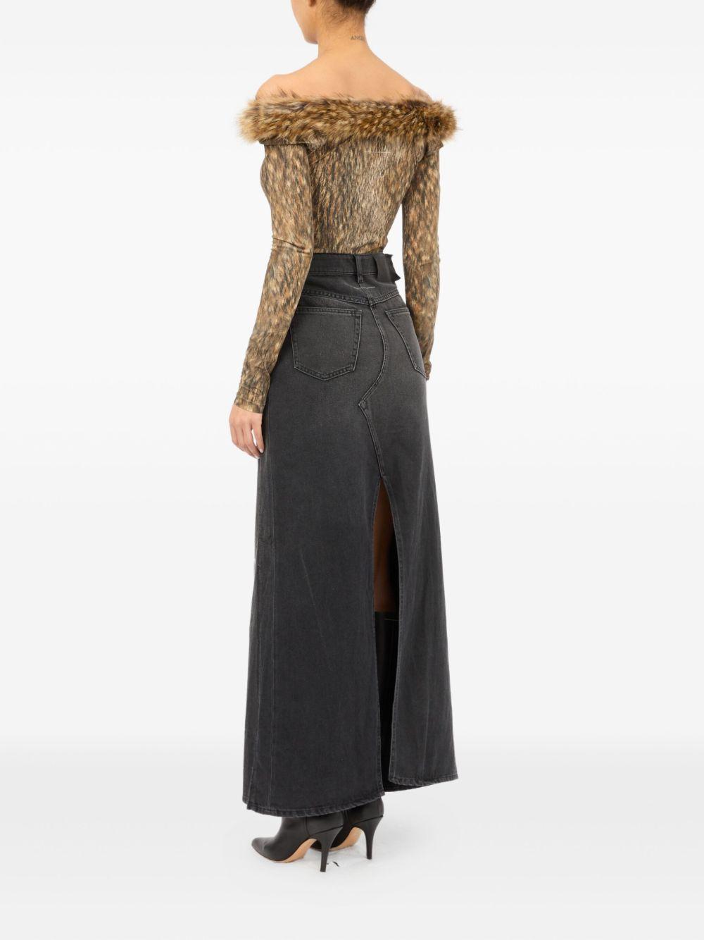 S52MI0025M30011 966 BLACK MM6 MAISON MARGIELA