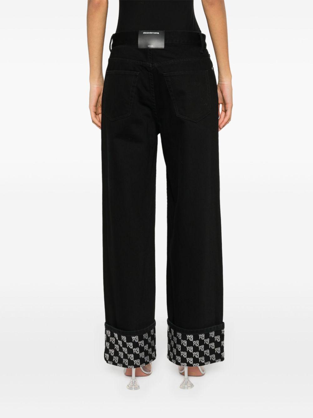 4DC1244252 011 WASHED BLACK ALEXANDER WANG