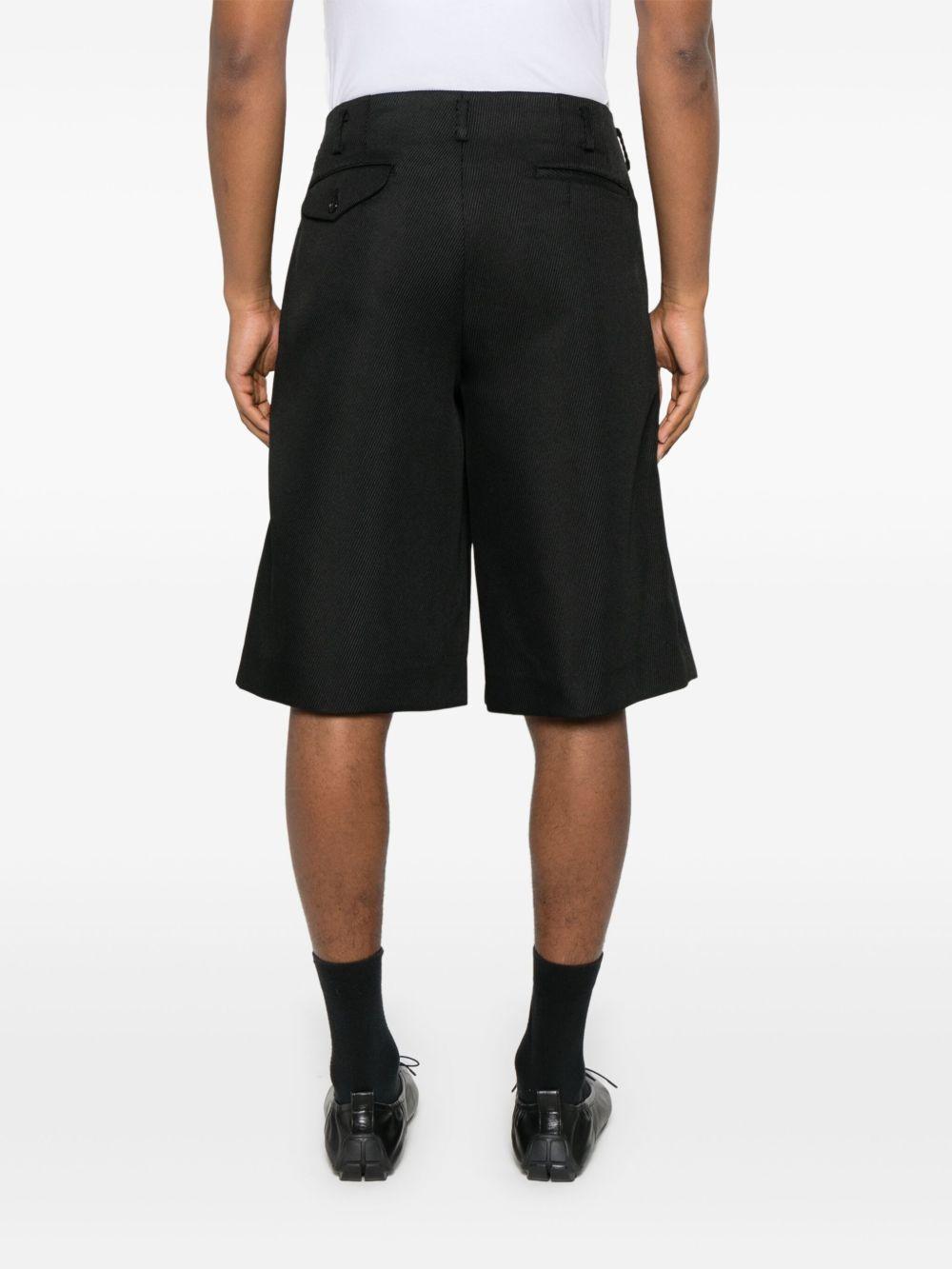 Twill Shorts POP027 1 BLACK COMME DES GARCONS HOMME PLUS