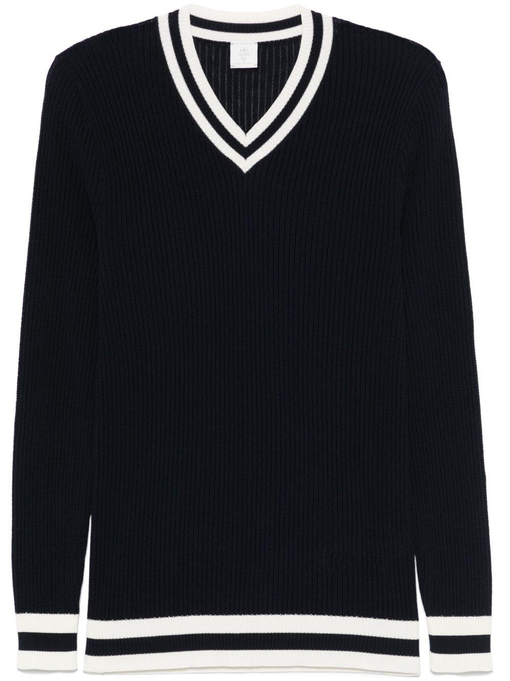 Maglione a coste K76MAGK51MAG0K024 1101 BLUE ELEVENTY