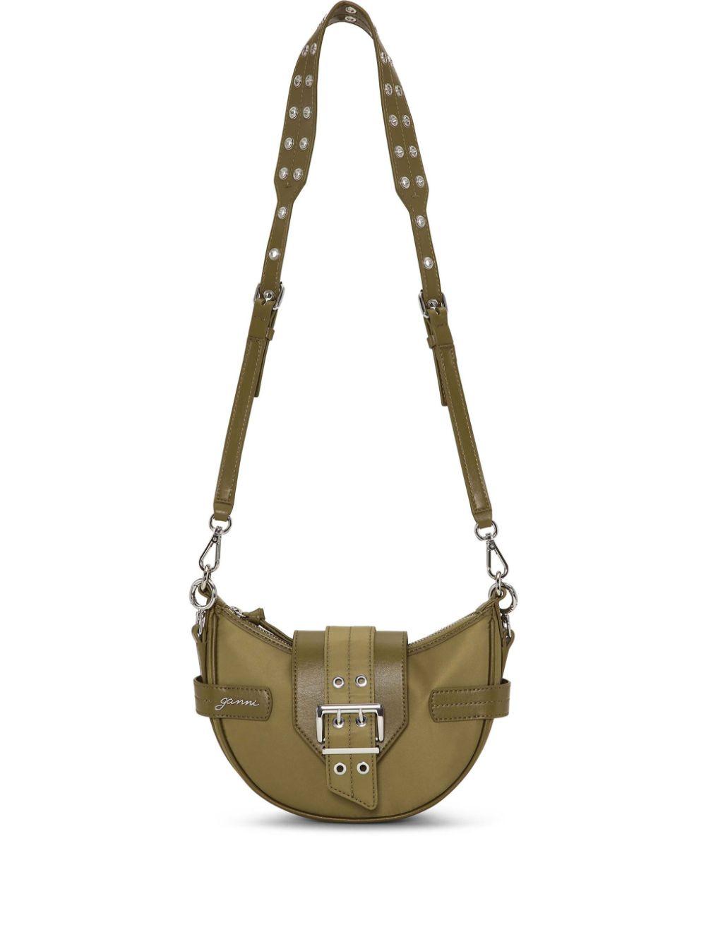 Olive Small Bucky Crossbody Bag A6363 838 MILITARY OLIVE GANNI