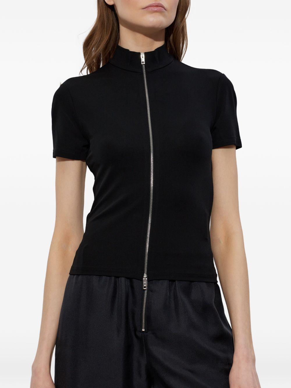 Rashguard Top Mock Neck 1CC2261305 001 BLACK ALEXANDER WANG