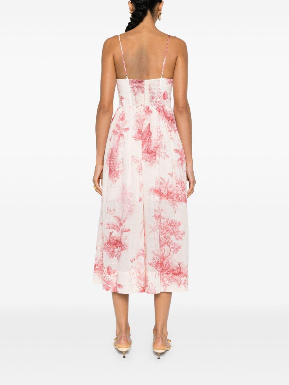 9928DSS243 PINK PALM ZIMMERMANN