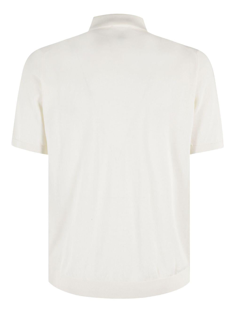 Polo in cotone RB10024 02 ECRU ROBERTO COLLINA