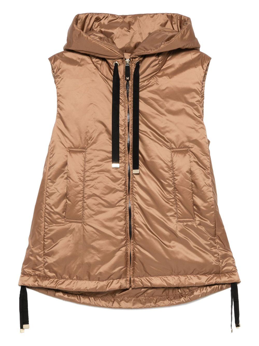 Gilet imbottito - Cammello GREENGOMM10025 051 CARAMEL MAX MARA THE CUBE