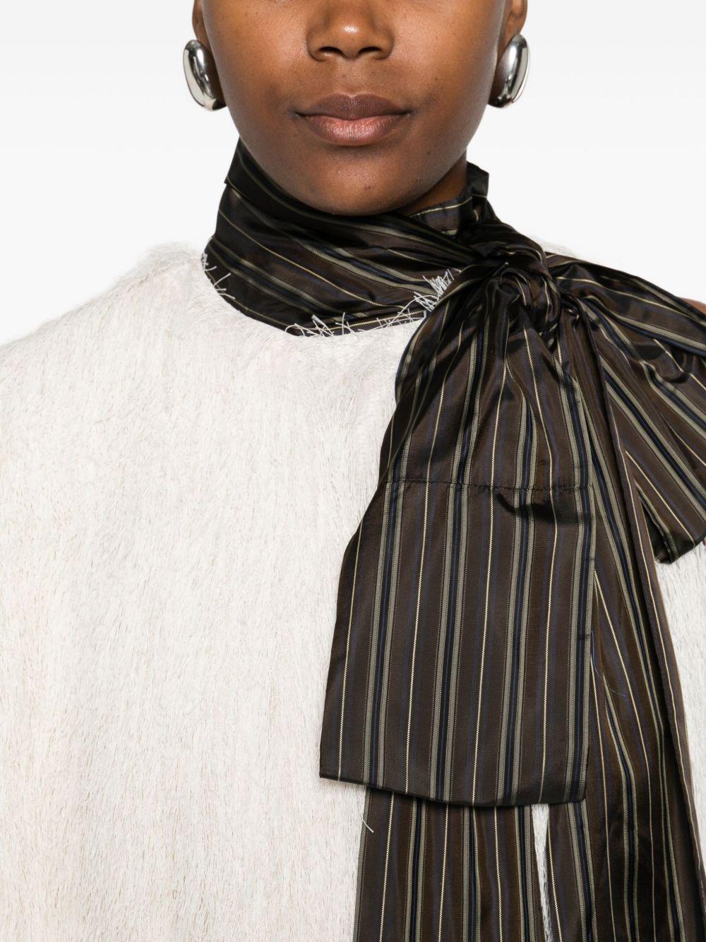 Fringed top CRESTABIS2031 1 WHITE DRIES VAN NOTEN