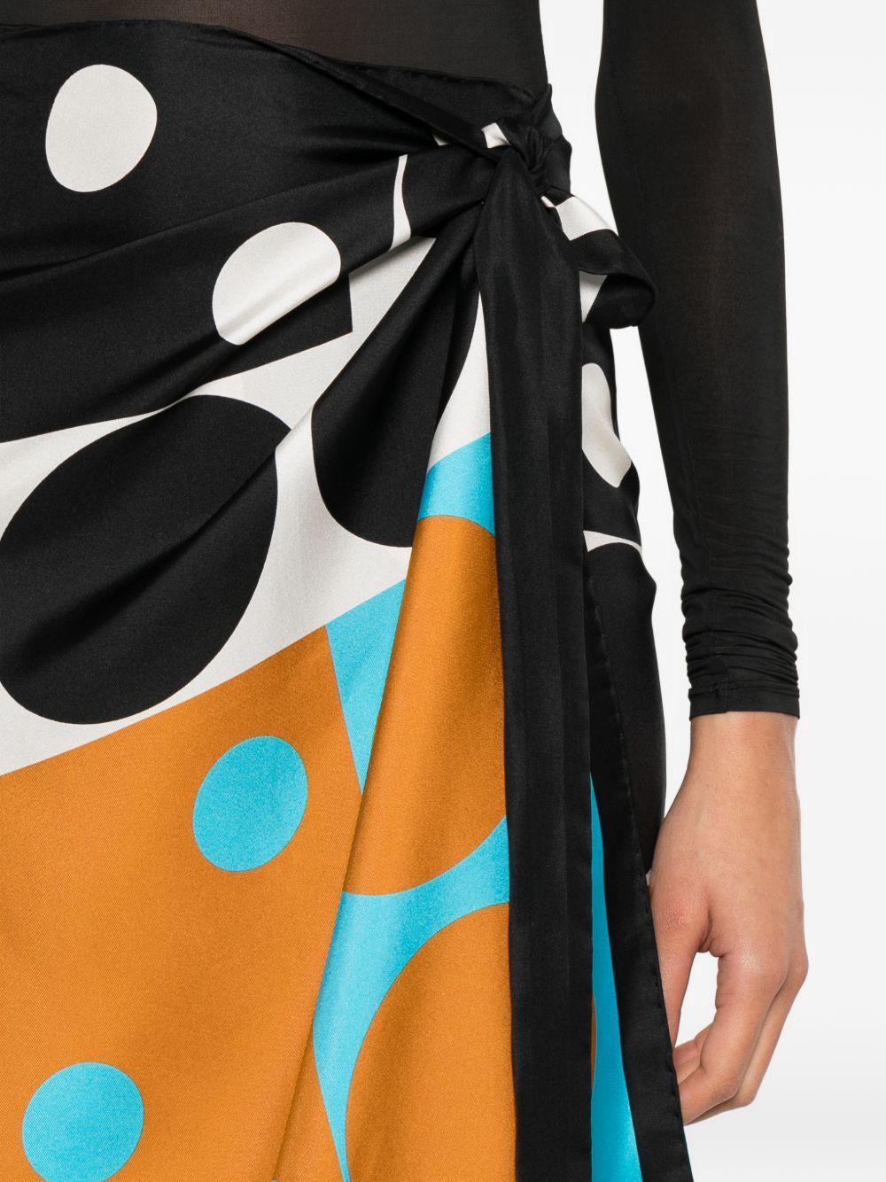 Long Wrap Scarf-Skirt SCARFYLONG3060 978 MULTI DRIES VAN NOTEN