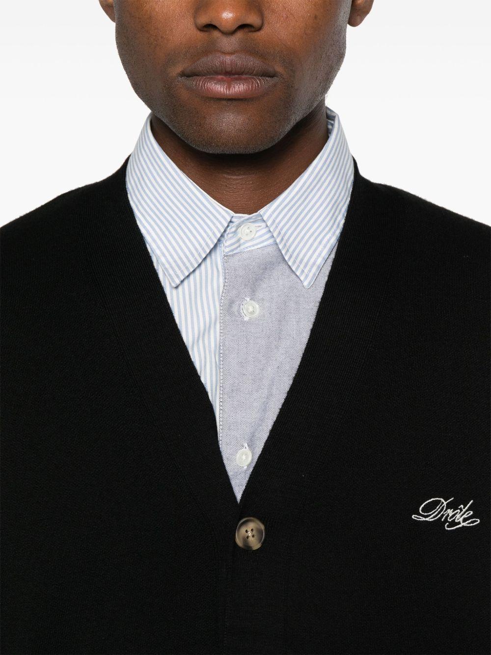 Le Cardigan Drôle PERMCA123WO007 BLACK DROLE DE MONSIEUR