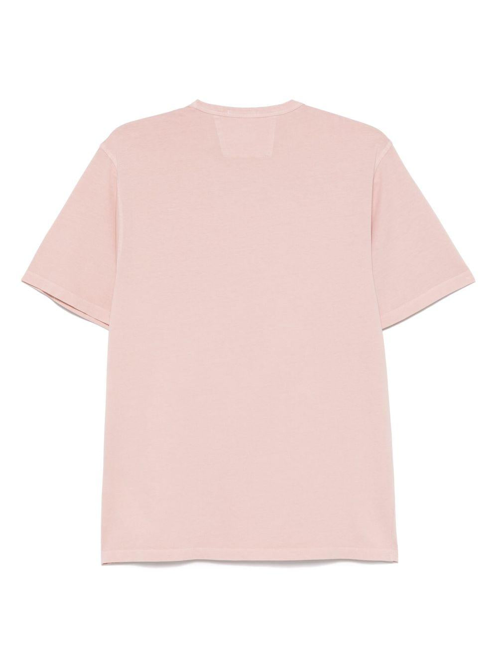 Logo T-Shirt 18CMTS085A005431R 520 MISTY ROSE CP COMPANY