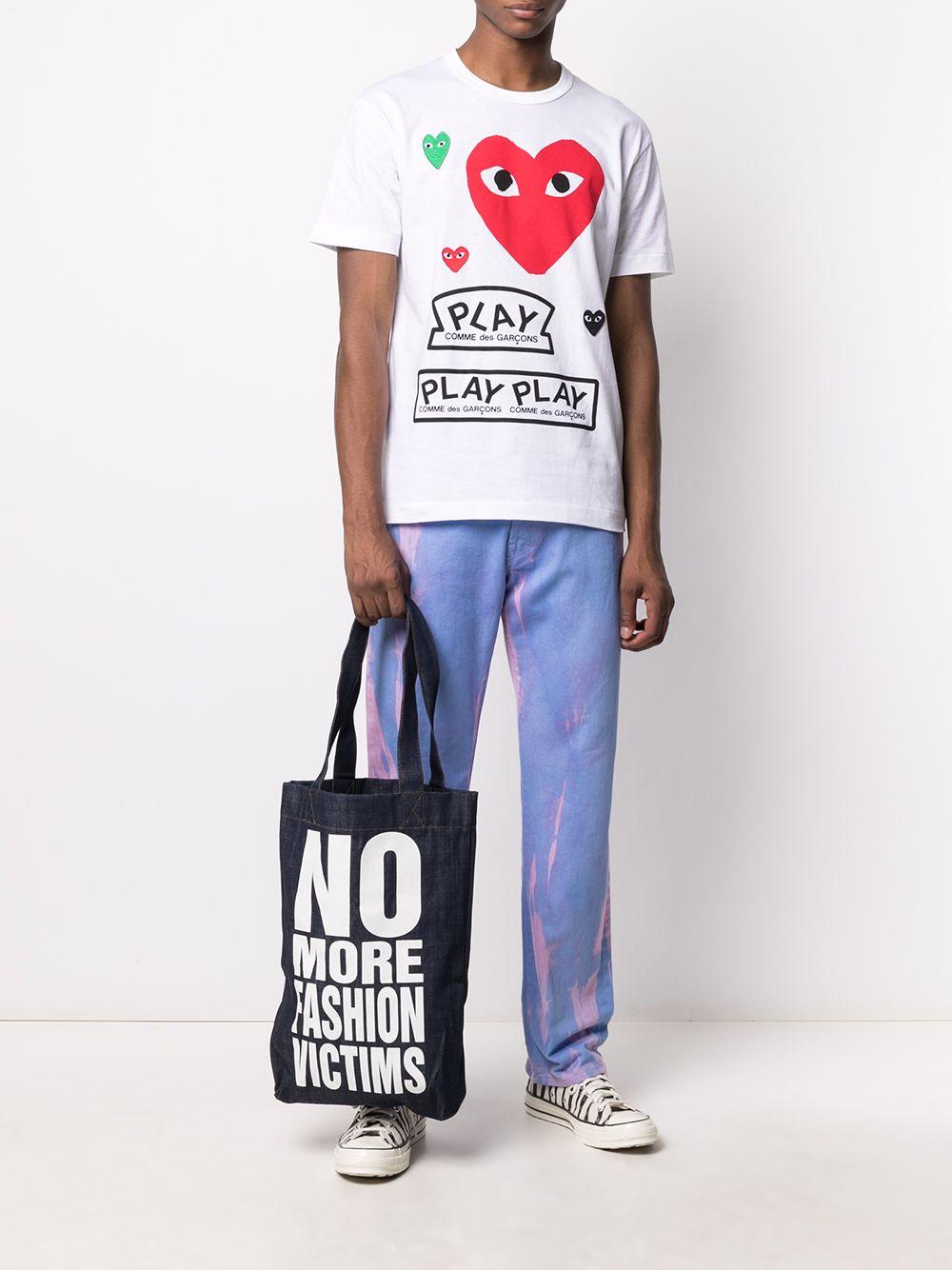 P1T280 1 WHITE COMME DES GARCONS PLAY