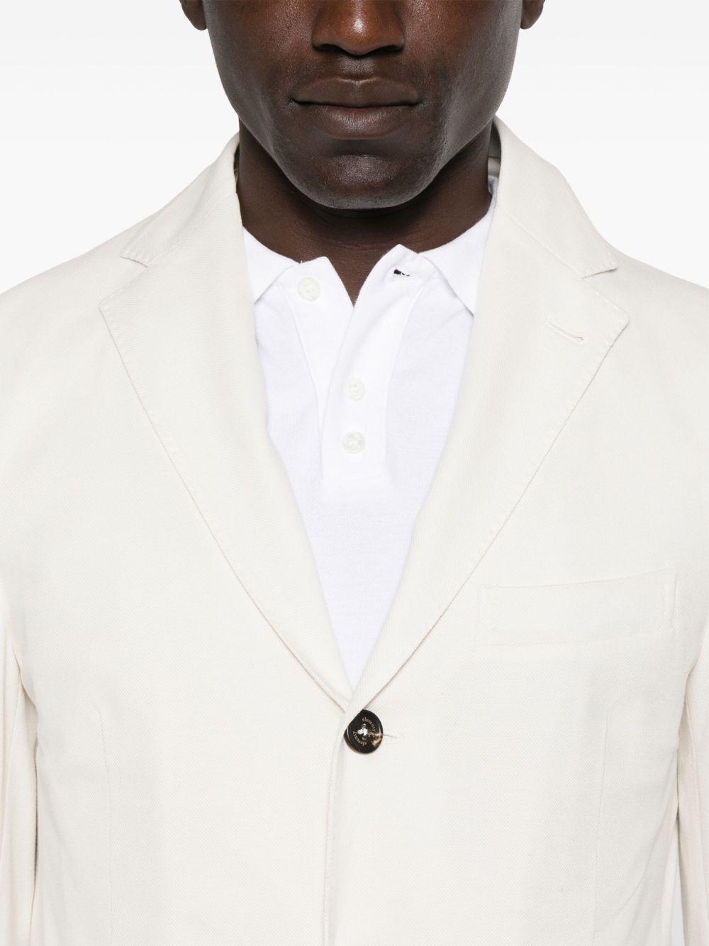 Blazer con cappuccio K70GIAK01BTCRNTES0K0 02 NATURAL ELEVENTY