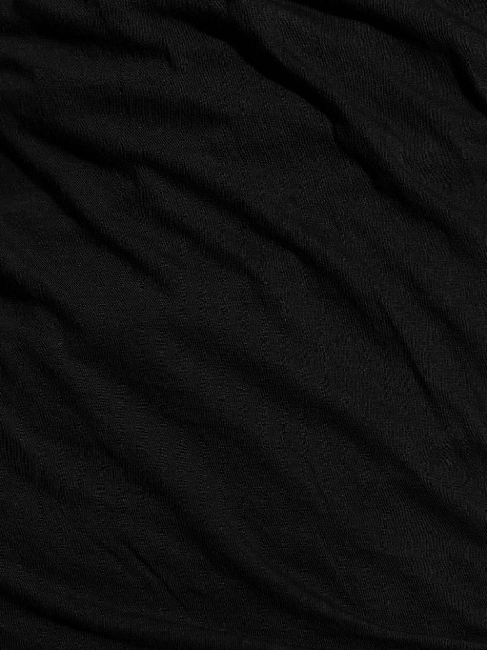 Hollywood T-shirt RU01E5256UC 09 BLACK RICK OWENS