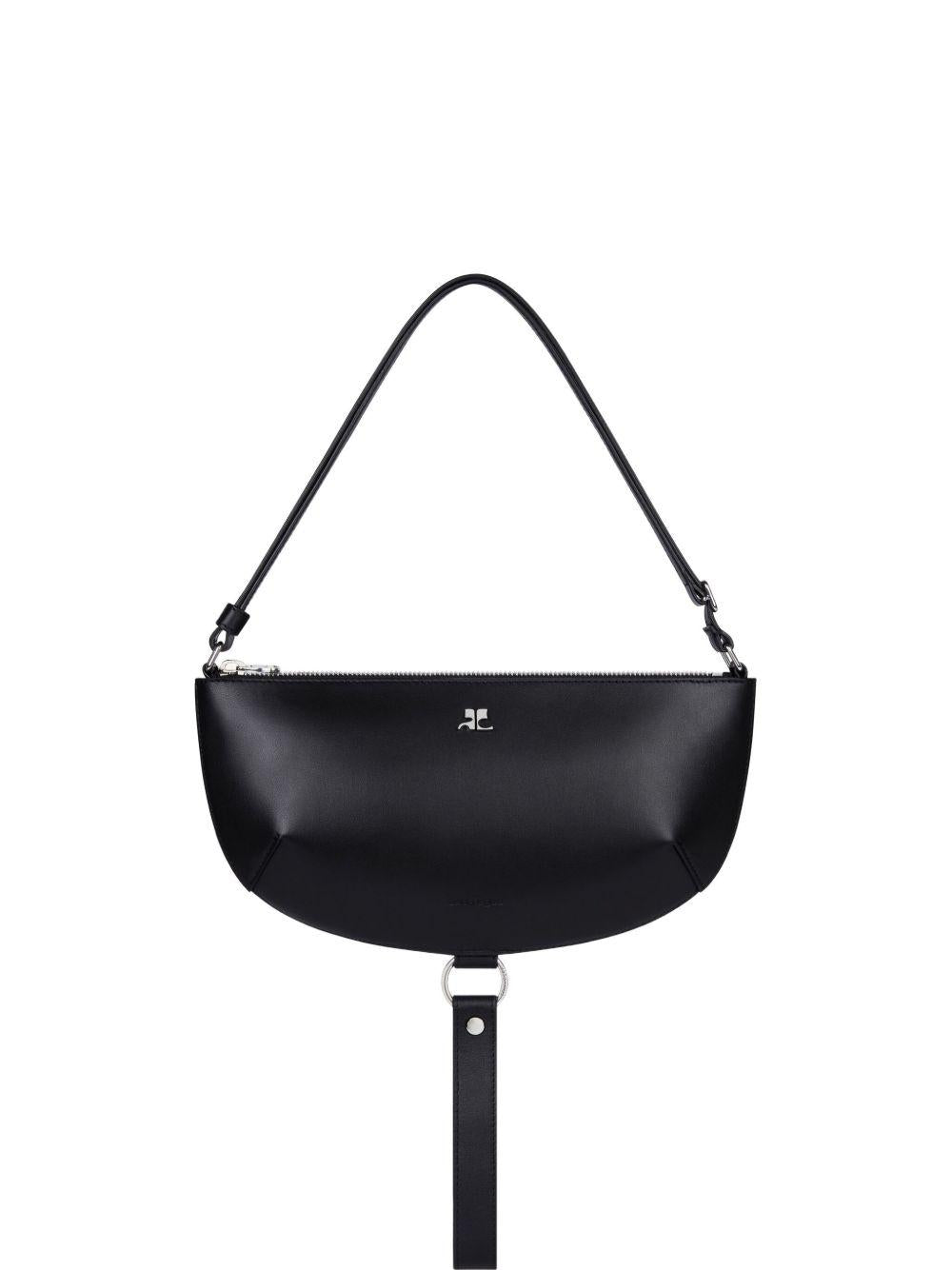 Holy Eclipse Leather Bag 325GSA190CR0065 9999 BLACK COURREGES