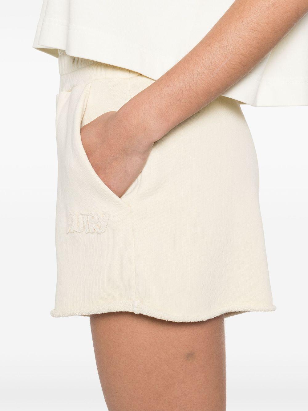 Shorts sportivi con logo in tono SHPW86JS CREAM AUTRY