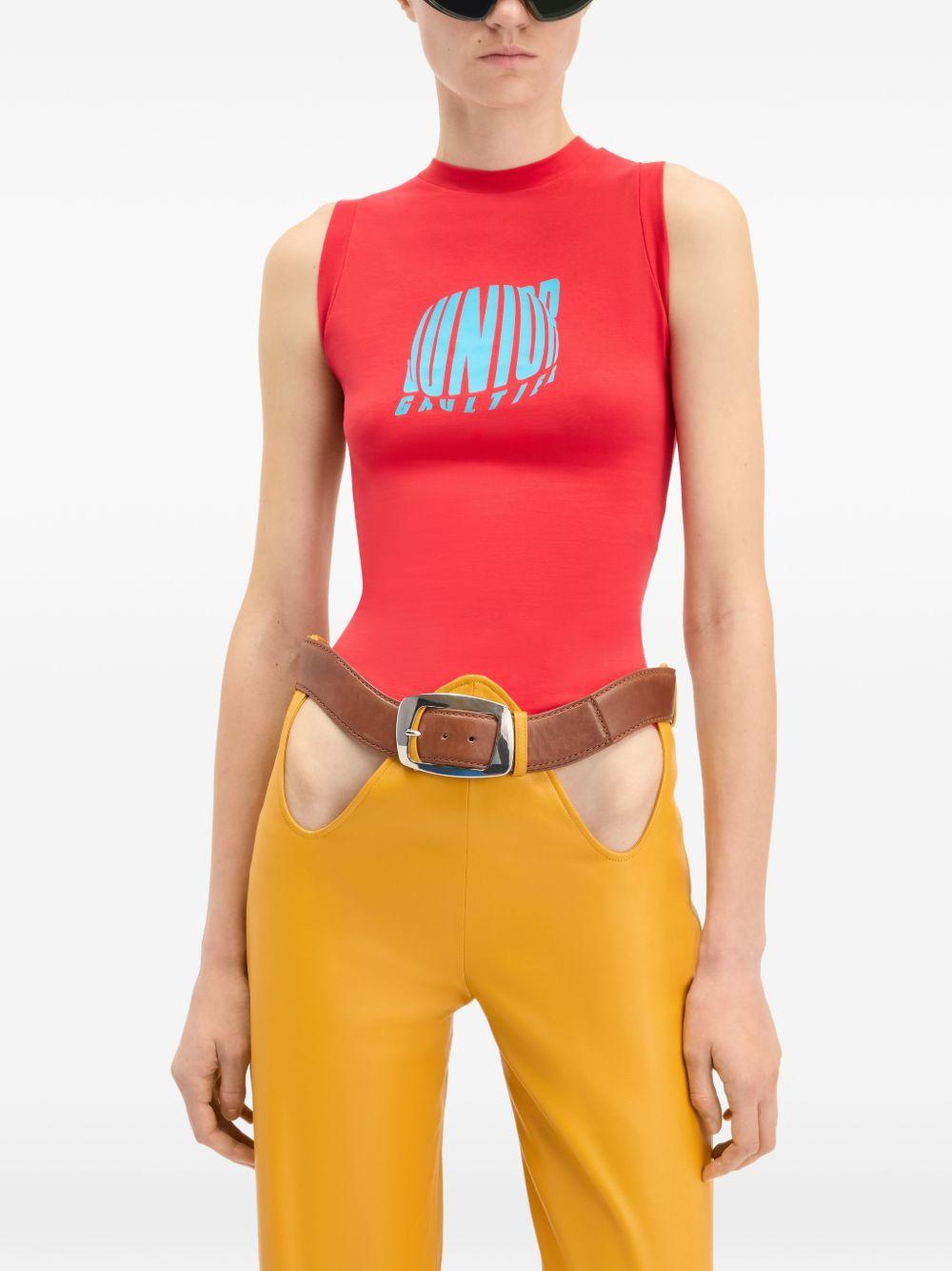 Junior Gaultier Tank Top 2602WTO495J053 30 RED JEAN PAUL GAULTIER