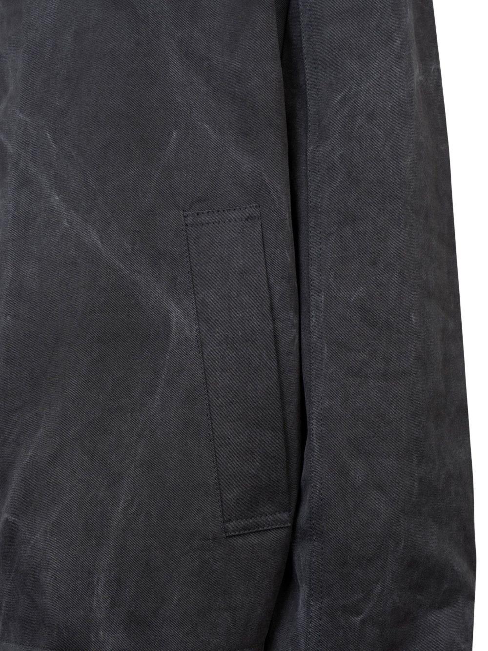 Giacca con zip Tazio grigia slavata MSS26TAZIOM CHARCOAL Séfr