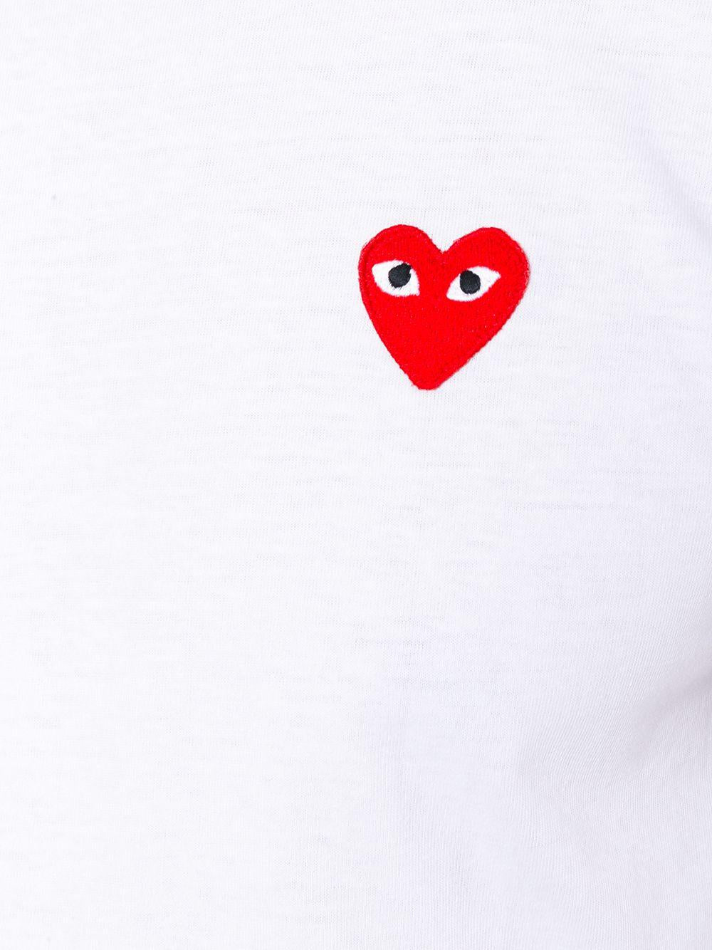 P1T108 WHITE COMME DES GARCONS PLAY