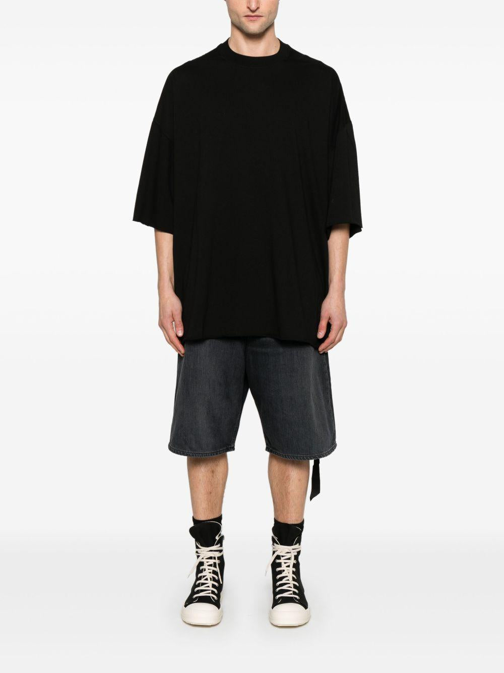 Tommy T T-shirt DU01E3259RN 09 BLACK RICK OWENS DRKSHDW