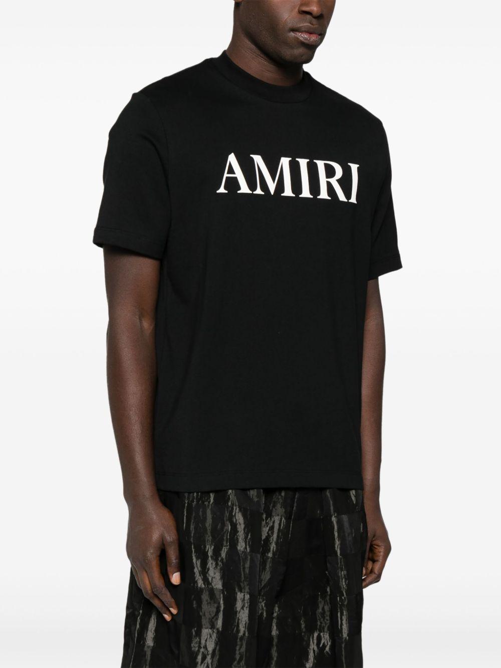 Amiri Rubberised-logo T-shirt AMJYTE1073 BLACK AMIRI