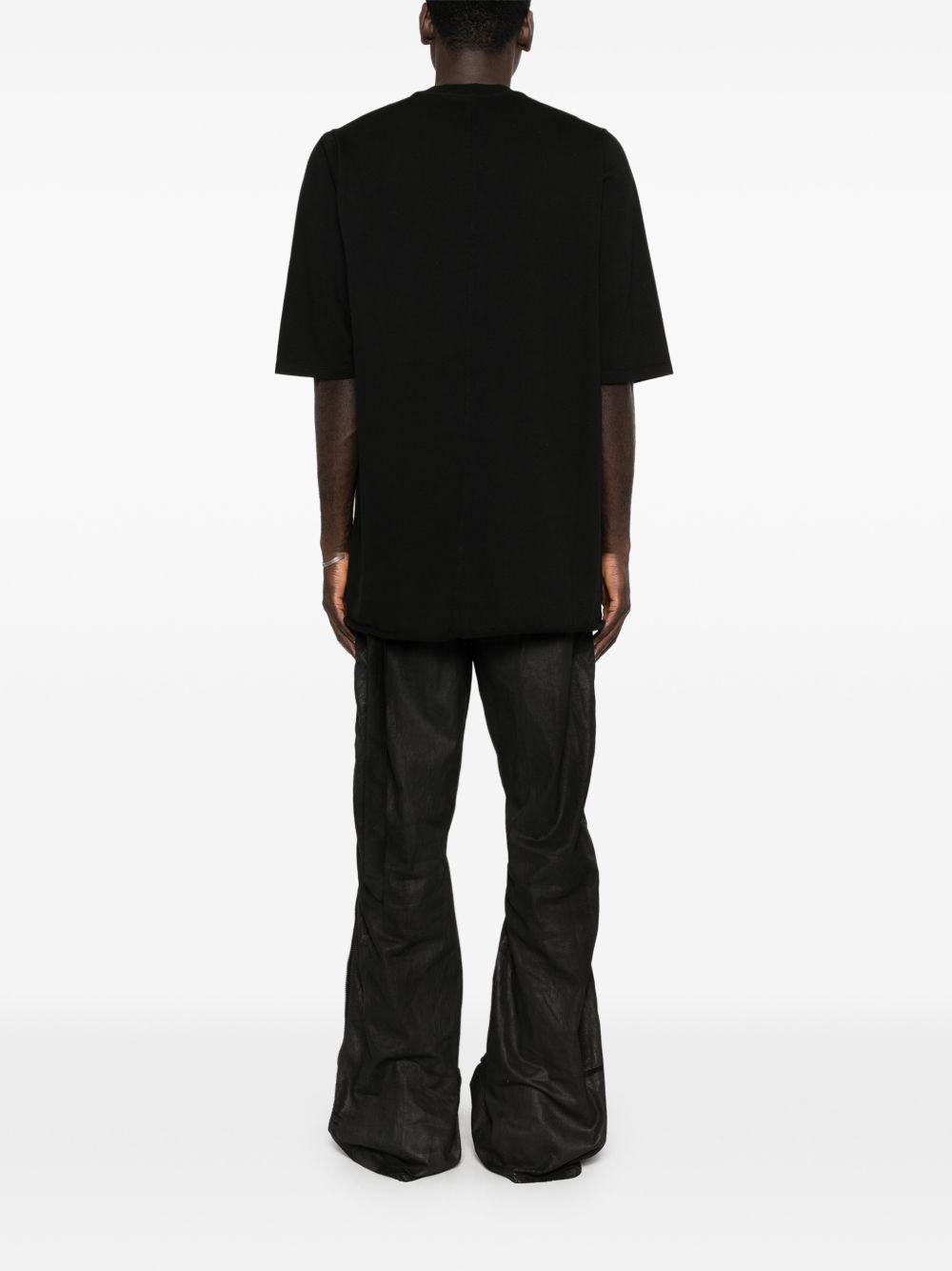 T-shirt girocollo DU01F4274RIGEP3 0911 BLACK RICK OWENS DRKSHDW
